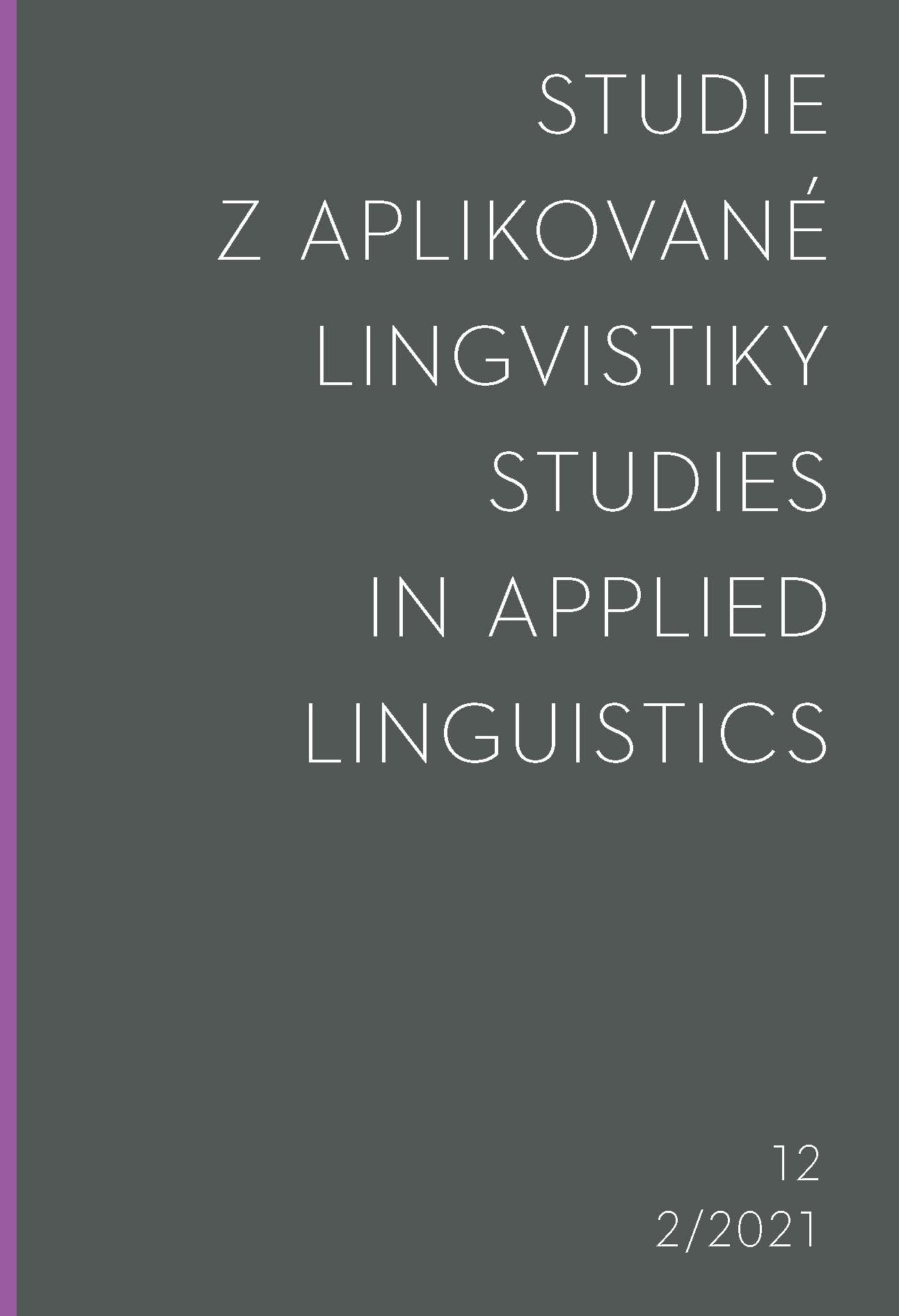 A diagnostic tool for assessing communication development in Czech children from 8 to 30 months Cover Image