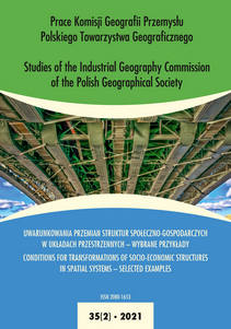 Changes in the spatial patterns of industrial innovativeness in Dolnośląskie Voivodeship (Poland) in 2009–2019