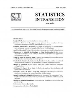 An application of a complex measure to model–based imputation in business statistics