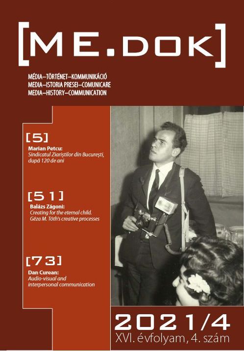 Photographer Andrei Klein: the fi rst “capitalist” entrepreneur in Cluj city’s communist years Cover Image