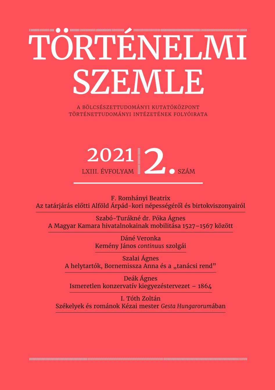 Egy erdélyi főúri udvar a 17. század közepén. Kemény János continuus szolgái