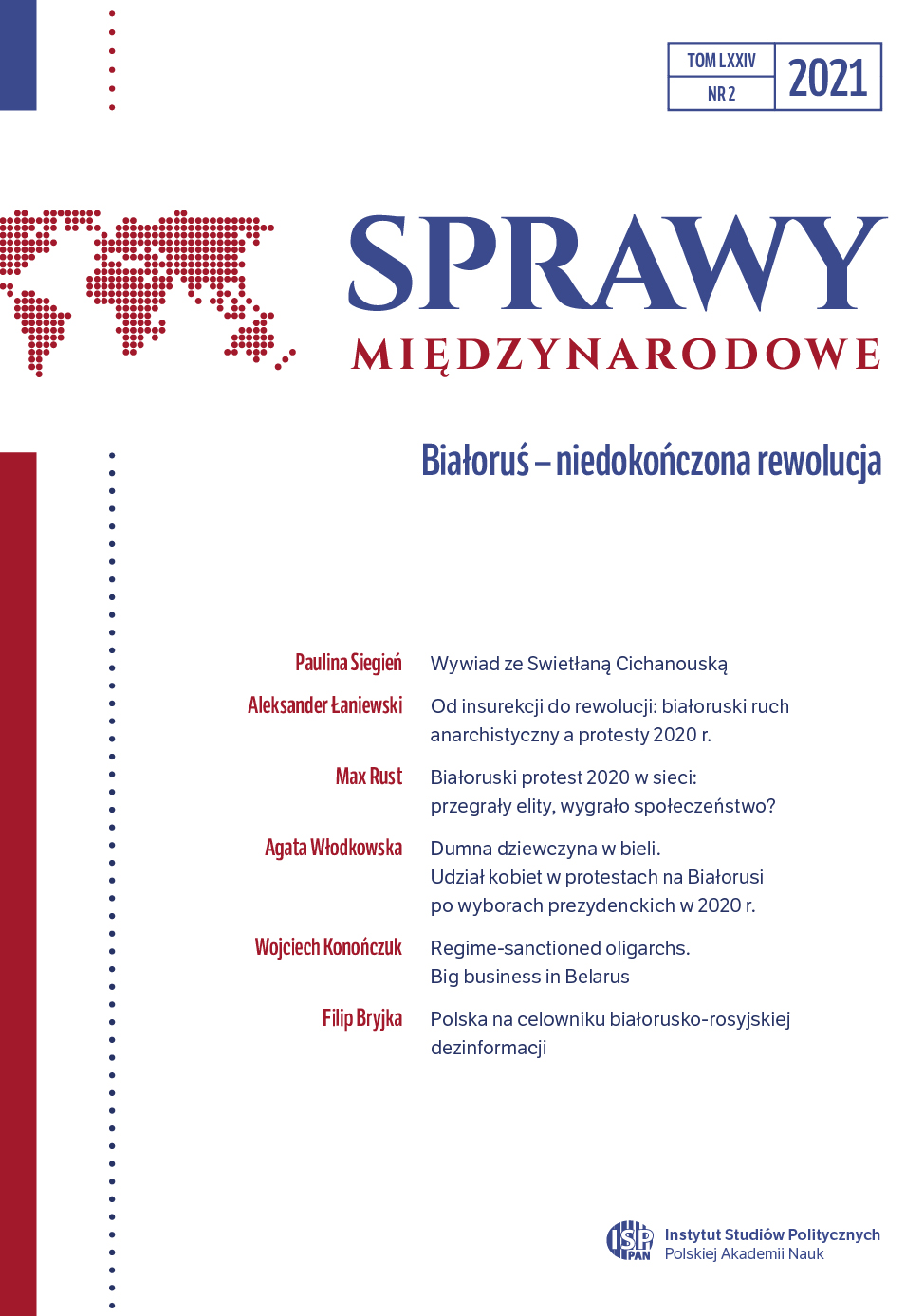 Kształtowanie polityki integracyjnej wobec imigrantów z Białorusi oraz potencjał ich zaangażowania społeczno-politycznego na przykładzie Wrocławia