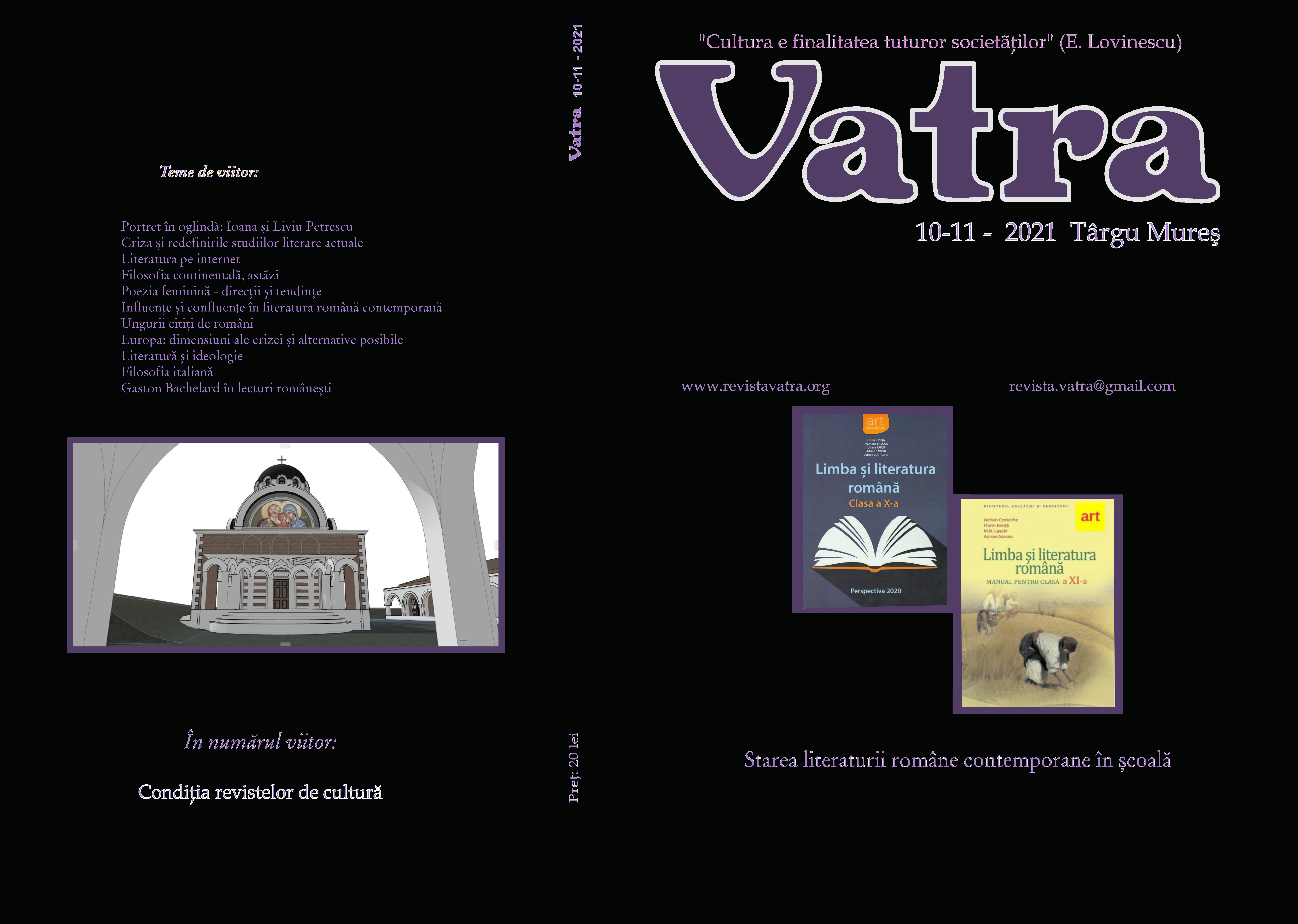 An overview of the perception of contemporary Romanian literature in school Cover Image