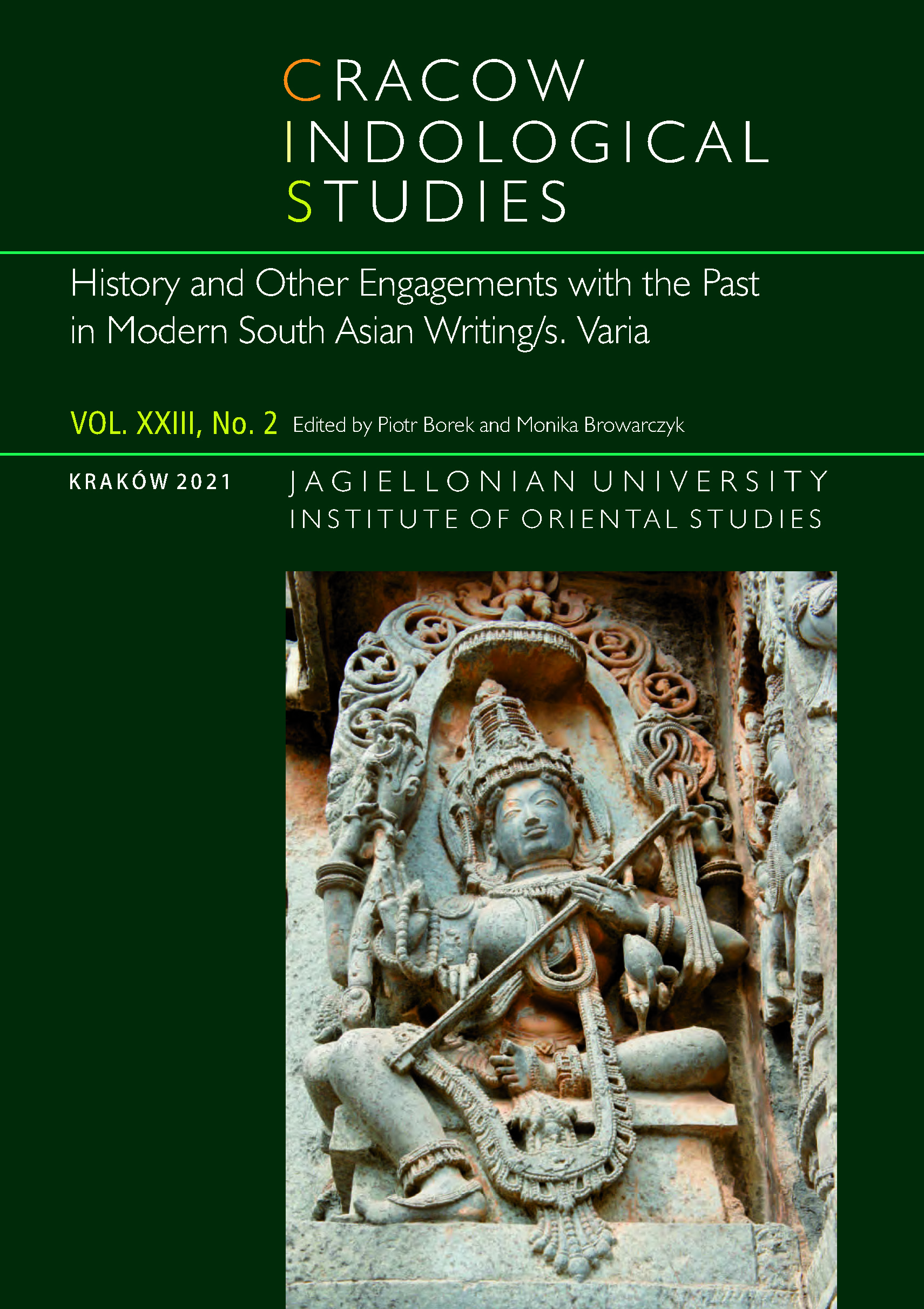 The Past as an Exponent of the Present in Modern Tamil Literature: Story-(re)-Telling and Telling History in Selected Works of Indira Parthasarathy Cover Image