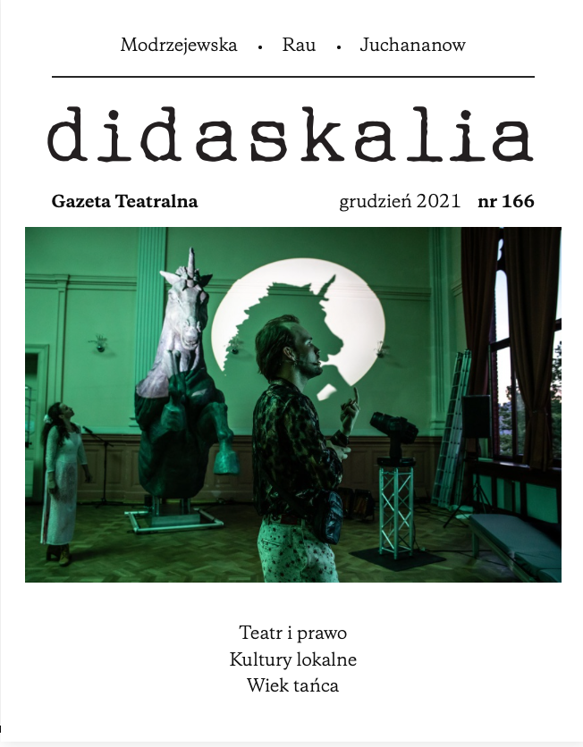 Madam Ula and Madam President. Censorship as a mechanism of local theatrical life; the case of Ula Kijak’s Unfinished Story at the Teatr Nowy in Zabrze Cover Image