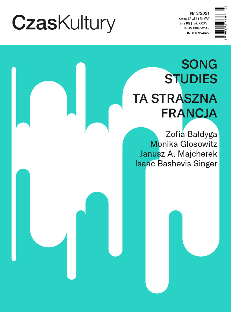 The art of telling unusual stories, or reality in the distorting mirror of Jarosław Janiszewski’s lyrics