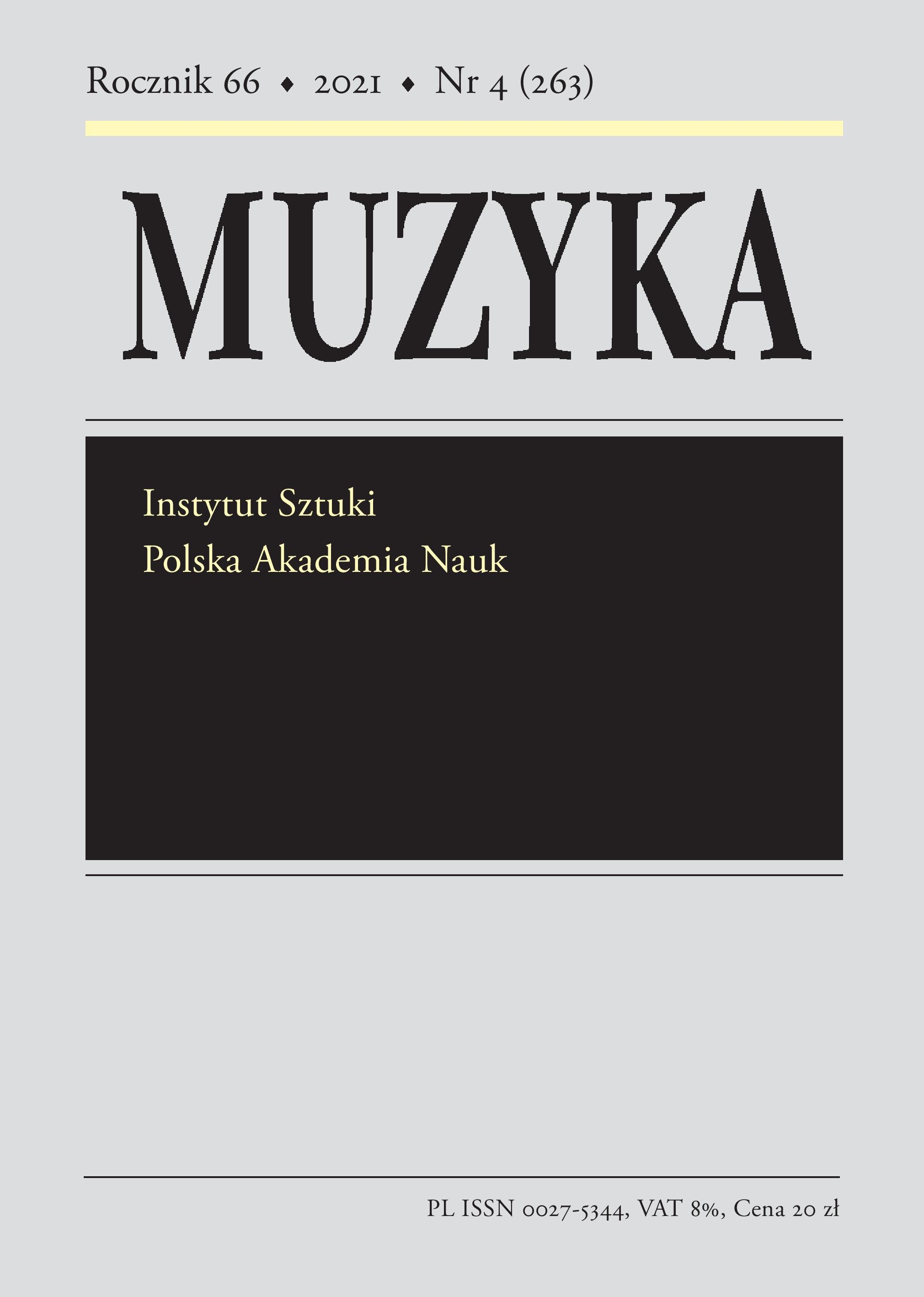 Author's response to his book review:  „Polska krytyka jazzowa XX wieku. Zagadnienia i postawy” Cover Image