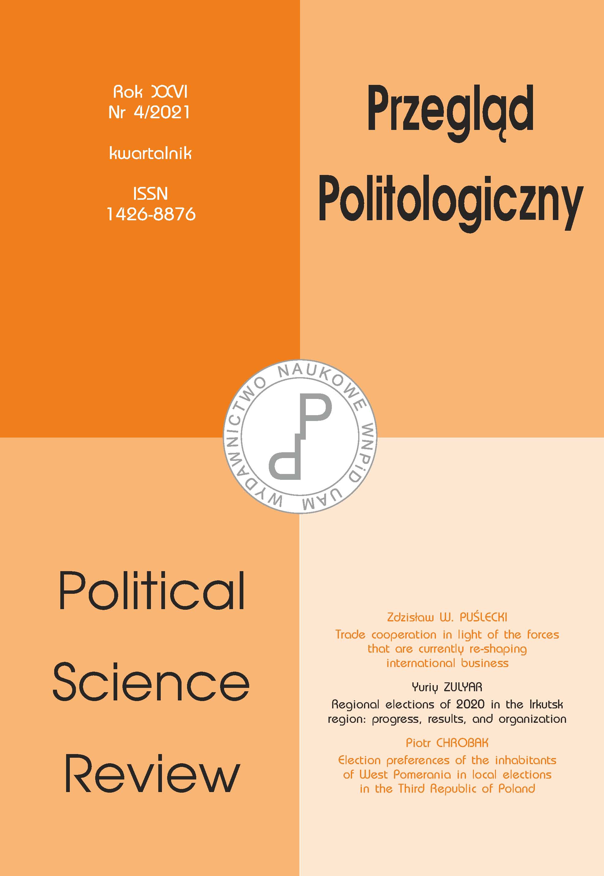 Election preferences of the inhabitants of West Pomerania in local elections in the Third Republic of Poland