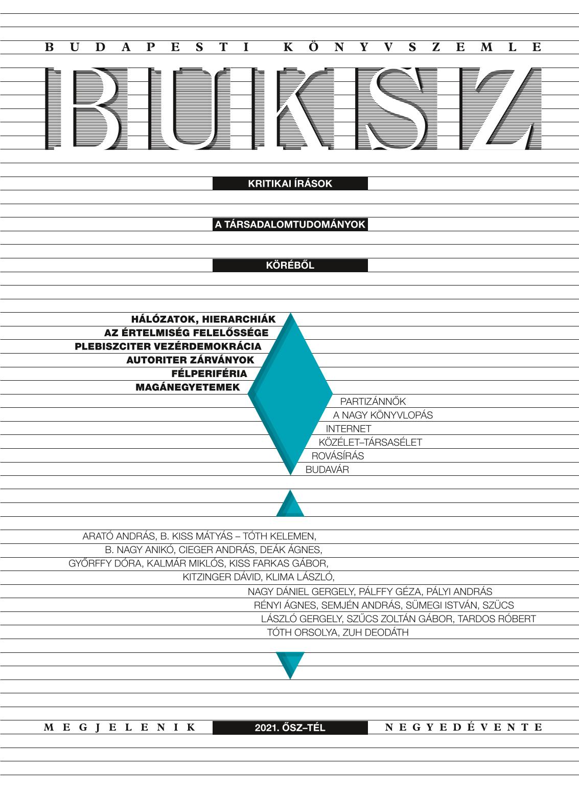 Important Books – The BUKSZ Selected Bibliography Spring 2020 through Winter 2021 Cover Image