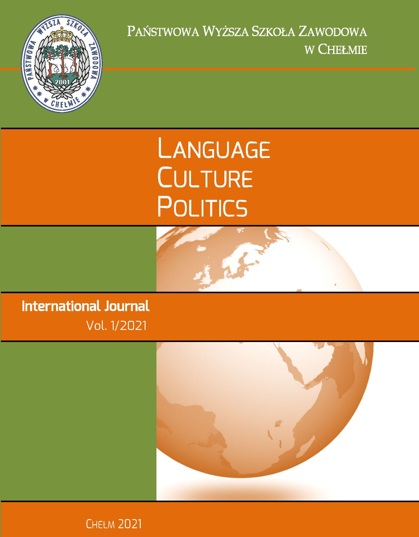 A Linguistic Analysis of Electional Communication of the Nation’s Servanthood Party during the Local Government Election in Lvov, in 2020 Cover Image