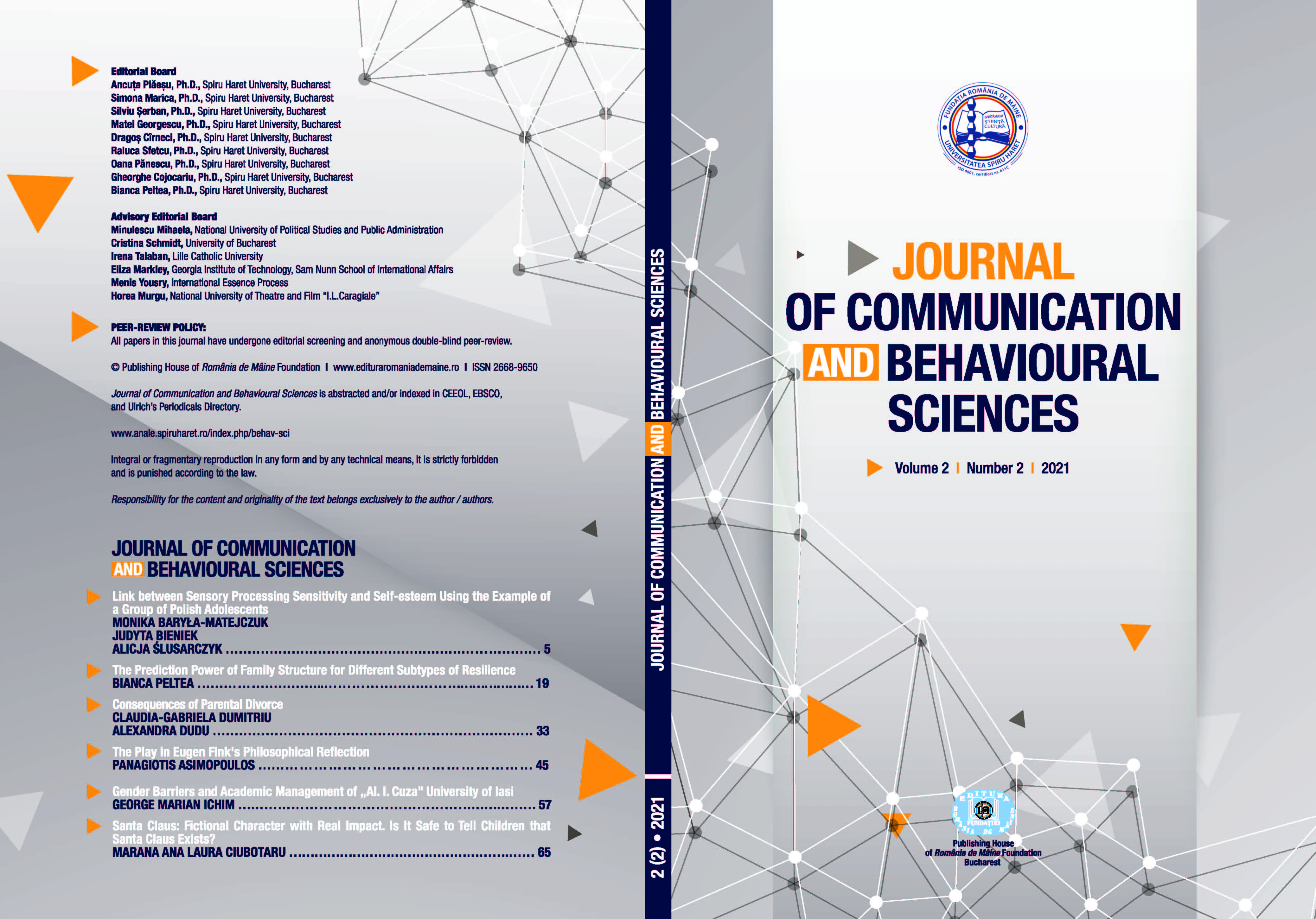 THE PREDICTION POWER OF FAMILY STRUCTURE FOR DIFFERENT SUBTYPES OF RESILIENCE Cover Image