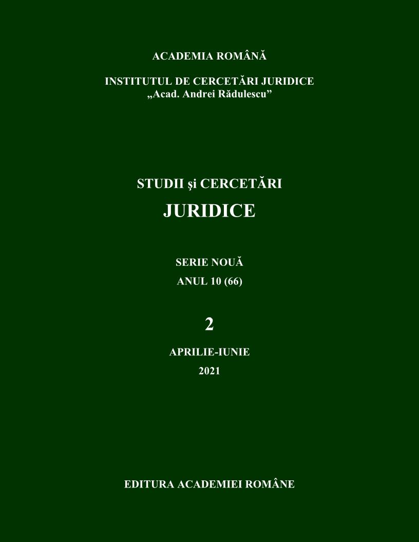 Revue internationale de Criminologie et Police tehnique et scientifique, Avril-Juin, nr.2/2019 Cover Image