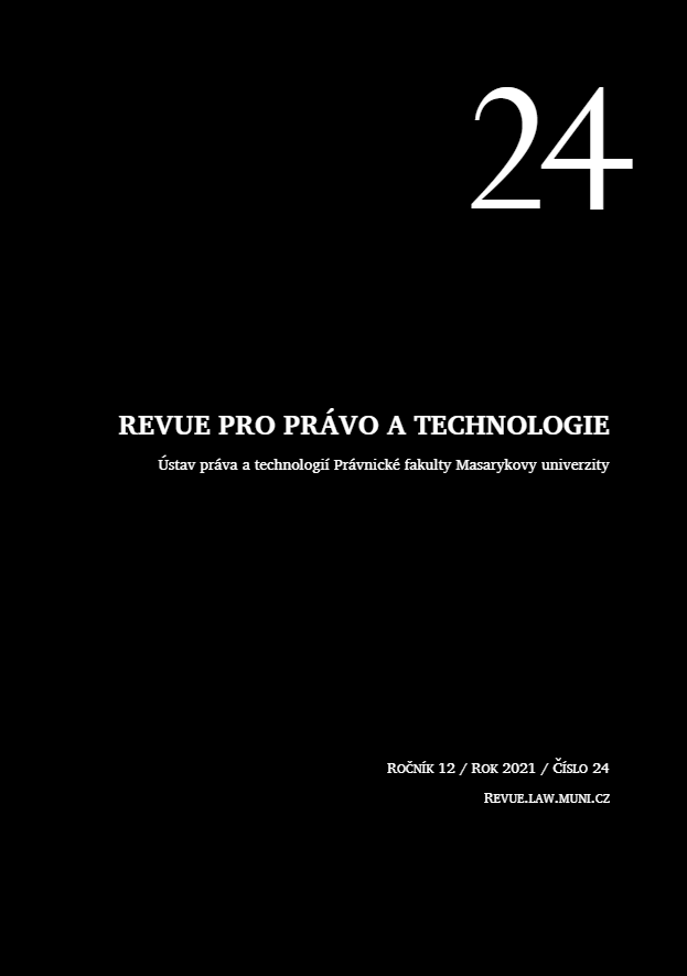 Lobotka, A.: Umělá inteligence z pohledu antidiskriminačního práva a GDPR