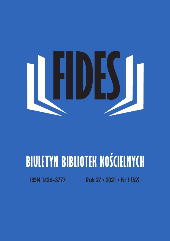 Od pasji książki do biblioteki – Biblioteka im. Arcybiskupa Alfonsa Nossola w Kamieniu Śląskim Cover Image