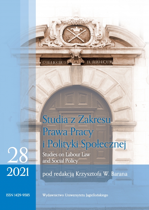 Admissibility of disclosing to trade unions information on the amount of an employee’s remuneration in the common employment model (polemical article) Cover Image