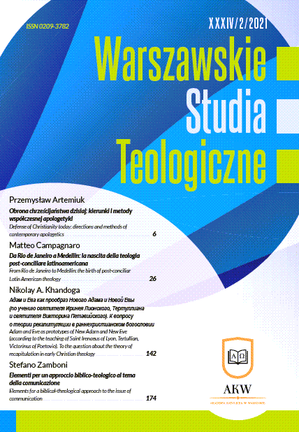 The influence of the program "Ułożyć życie z Bogiem" (Arrange Life with God) on the practice of preparation for the sacrament of confirmation in parishes Cover Image