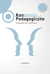 Special pedagogue/educator as a reflective practitioner and innovator – contemplations in the context of academic education, teachers’ work and current civilization challenges Cover Image