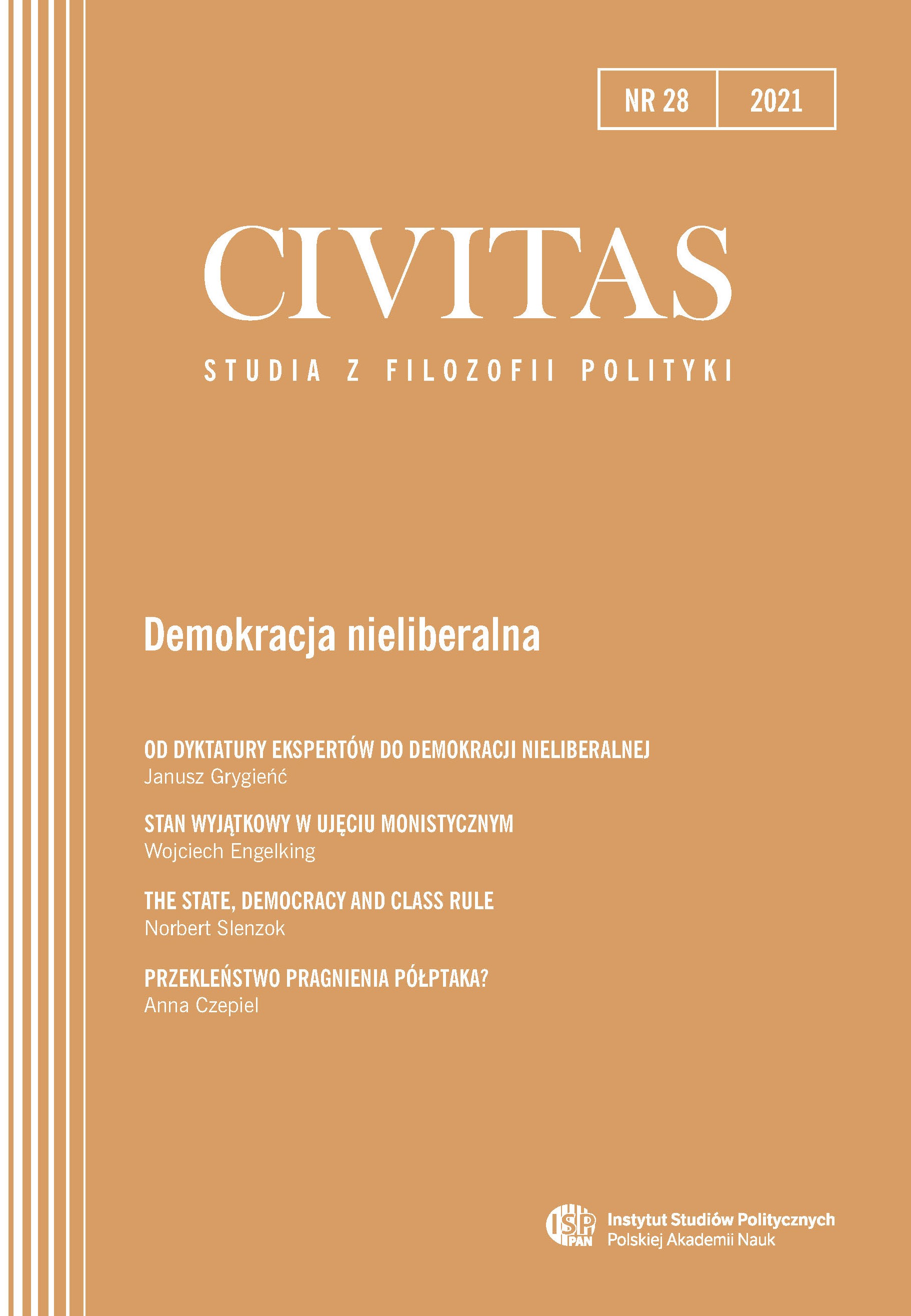 The State, Democracy, and Class Rule: Remarks on the Hoppean Approach Cover Image