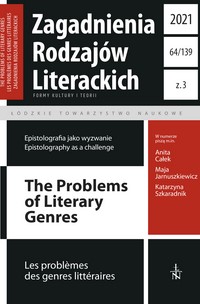 Wokół genezy Zawiszy Czarnego Juliusza Słowackiego w świetle korespondencji poety oraz jego bliskich