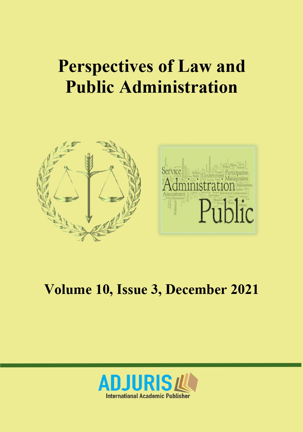 PROVISION OF PUBLIC SERVICES - PROBLEM ASPECTS OF LAW. CASE STUDY Cover Image