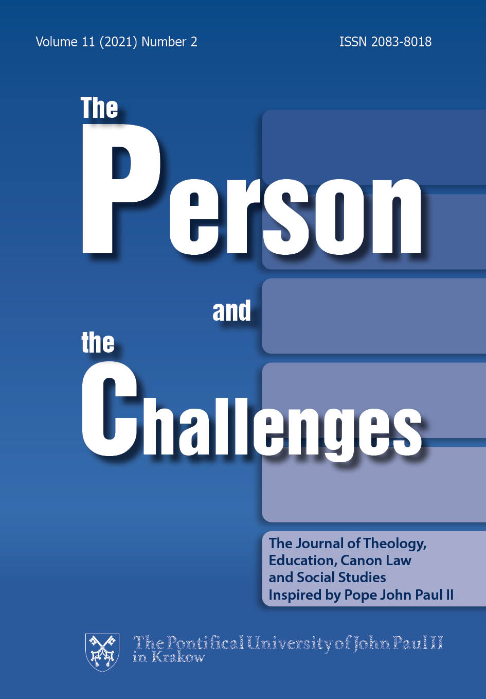 The concept of the personal and axiological experience in the philosophy of K. Wojtyła – John Paul II: a starting point of philosophical anthropology Cover Image