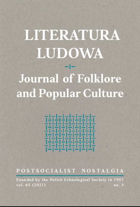 I am a part of that power which eternally wills future and eternally glances into the past: Nostalgia as a source of  socialism in early Stanislaw Brzozowski’s texts Cover Image