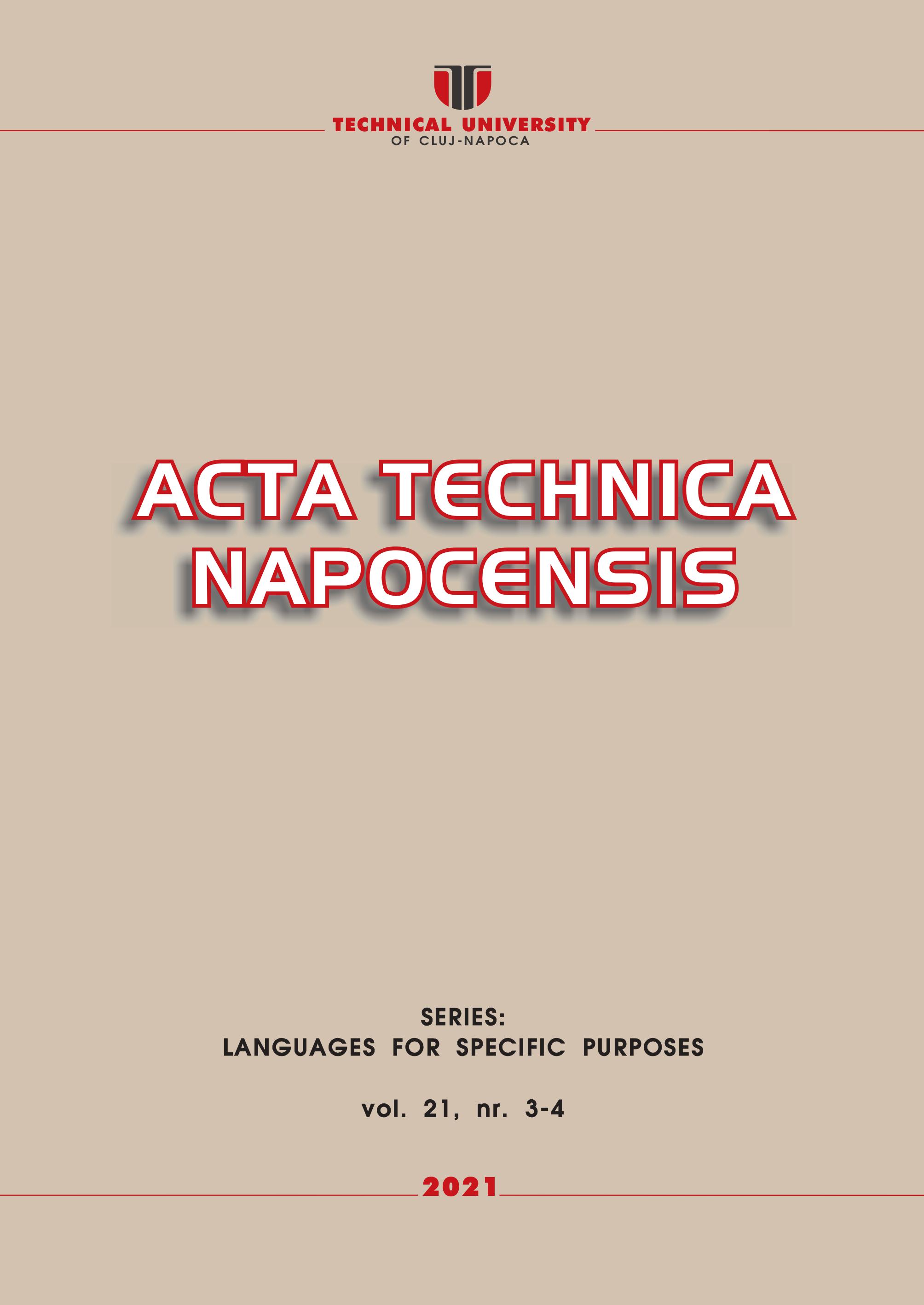 Considerations on English for Specific Purposes. Challenges and Possible Technological Solutions