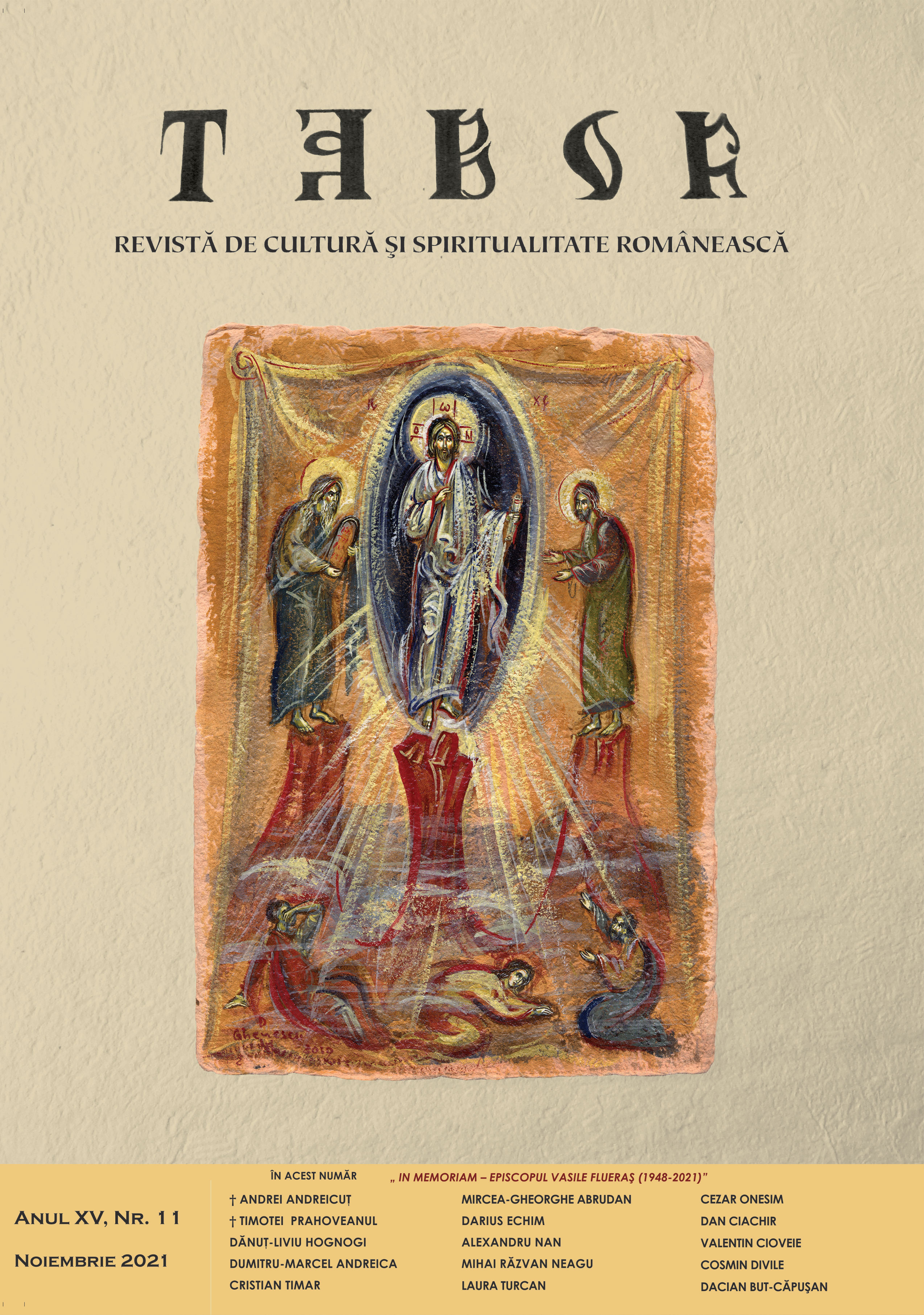 The historical context and the personal image of the “Burning Bush of the Theotokos”. The movement as an exceptional pneumatic event and the initiation of the young Andrei Scrima (II) Cover Image