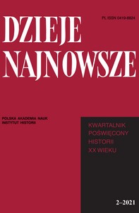 The Geopolitical Imperative of Polish-Ukrainian Cooperation in the Political Thought of the Promethean Movement, on the Example of Włodzimierz Bączkowski’s Journalism Cover Image