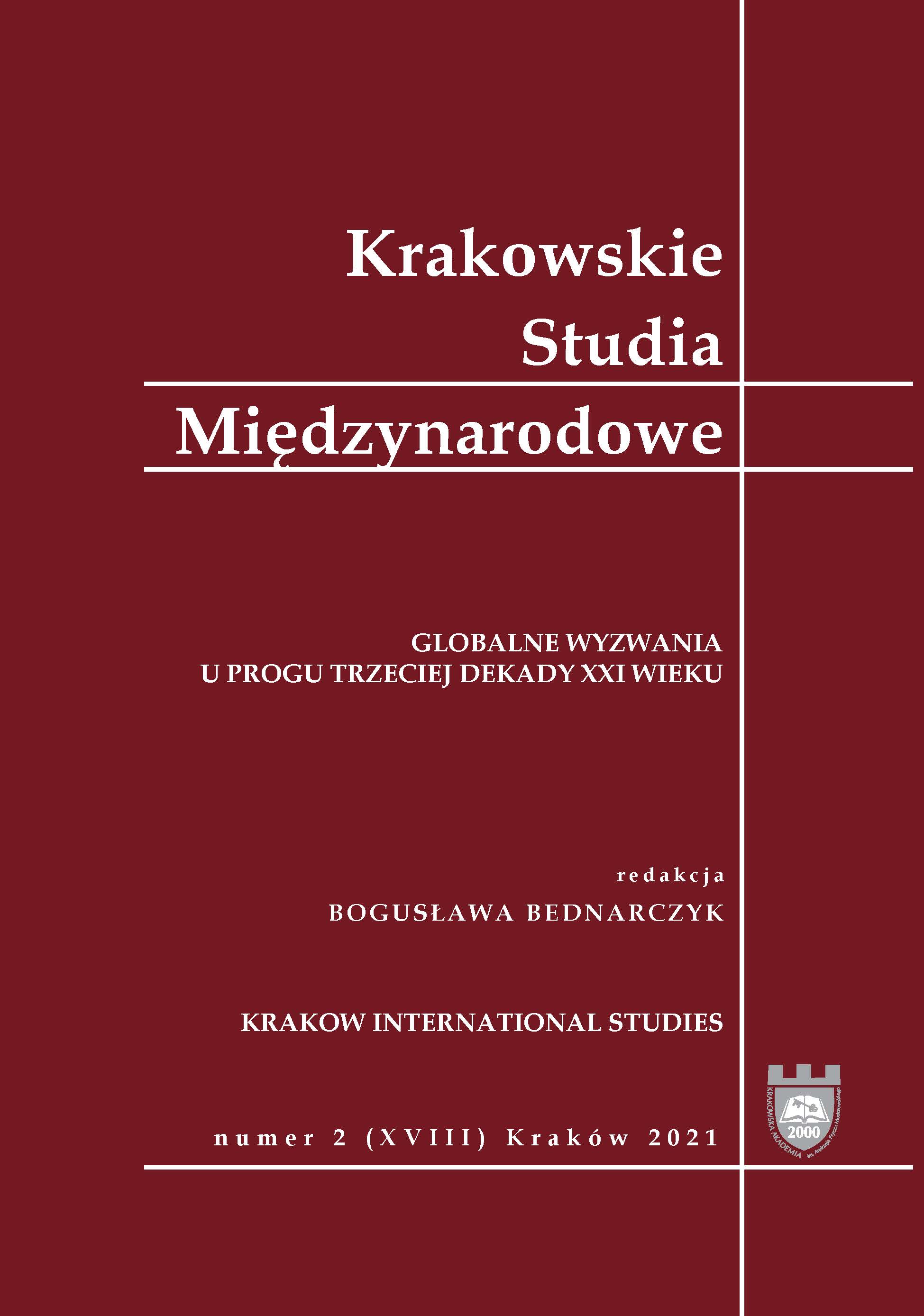 EU ’s Activities for the Modernisation of the WTO – Towards the Reconstruction of the Organization’s Position in the World Economy Cover Image