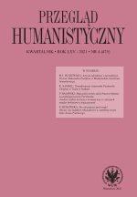 Men towards the #metoo Action on Polish Facebook. Analysis of Reactions
to the Normative Crisis in Relations between Men and Women Cover Image