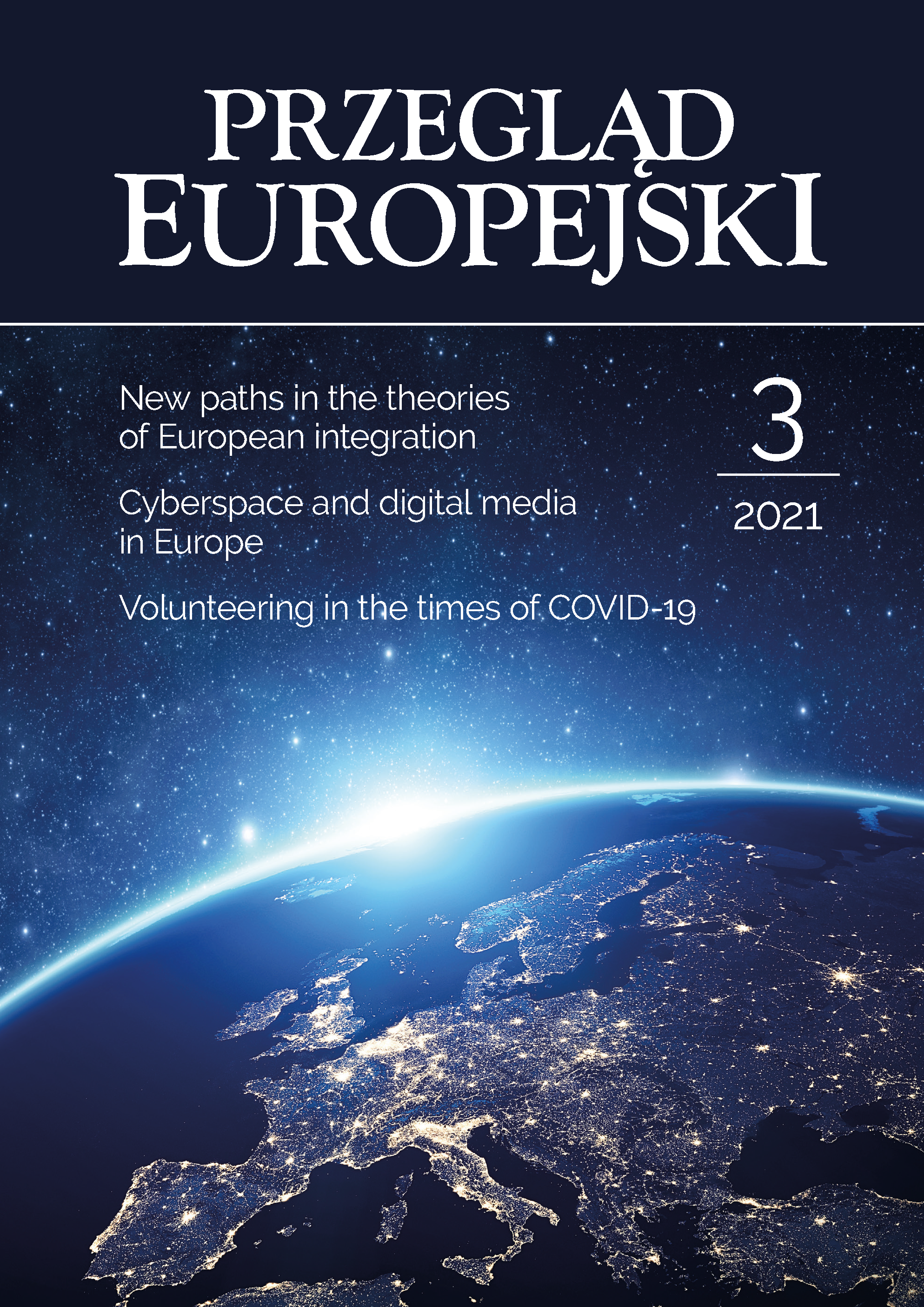 Volunteering in the time of 
COVID-19. The Polish example for Europe Cover Image