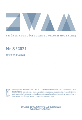 „For the return of museum slippers,” i.e. an indication of selected possibilities for museums to respond to trends in changes in the natural and cultural environment Cover Image