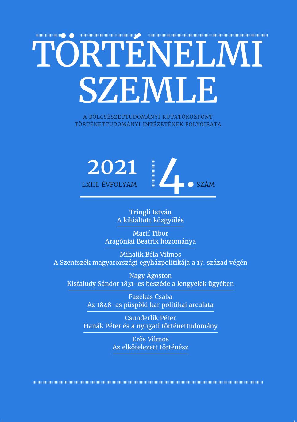 A Szentszék magyarországi egyházpolitikája a 17. század végén