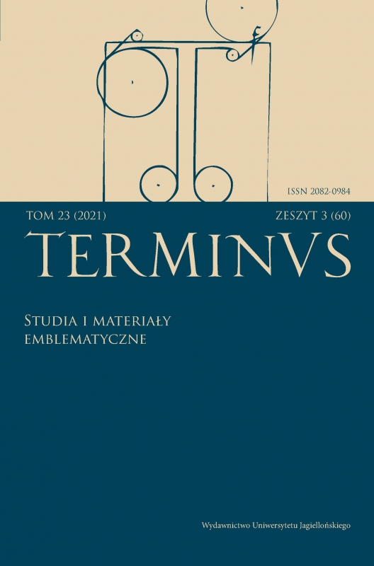 Chosen Passages from the 14th-Century Treatise Summa de exemplis et rerum similitudinibus by Giovanni da San Gimignano: A Possible Source of Inspiration for Eight Emblems from the Cycle Symbolica vitae Christi meditatio (Braniewo: Jerzy Schönfels, 16 Cover Image