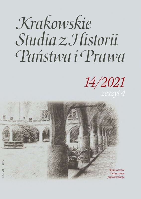 In Need of New Questions… and Greater Diligence. Apropos Piotr Pilarczyk’s Monograph on the Judiciary of the Lithuanian Treasury Commission Cover Image