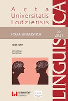 The formation of pejorative feminative formations in the Polish language (on the example of derivatives formed from male bases into -nik and -arz) Cover Image