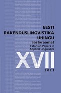 RUSSIAN L1 SPEAKERS’ PALATALIZATION IN ESTONIAN AND THE EFFECT OF PHONETIC SPEECH TRAINING