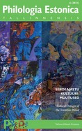 Mediation and reception of translated literature in Estonia between 1990–2000 with reference to German literature Cover Image