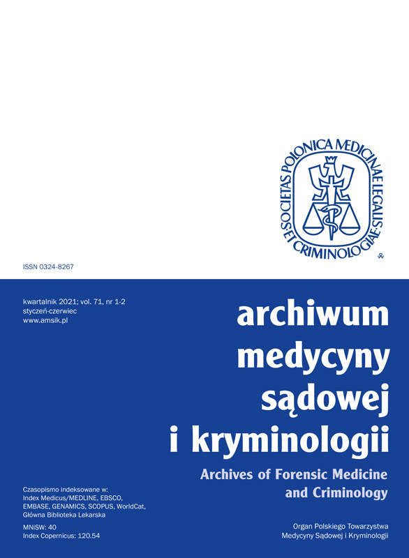 Śmiertelne powikłania nielegalnego spędzenia płodu w latach 1920-1939 w materiale archiwalnym Zakładu Medycyny Sądowej w Krakowie