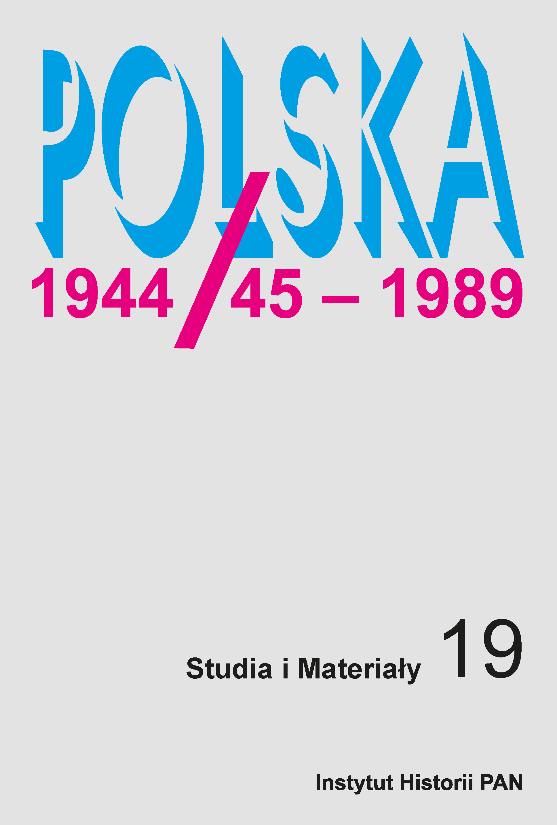 Fringes of the Subculture or a Religious Movement? Youth Satanism in Poland in the 1980s Cover Image