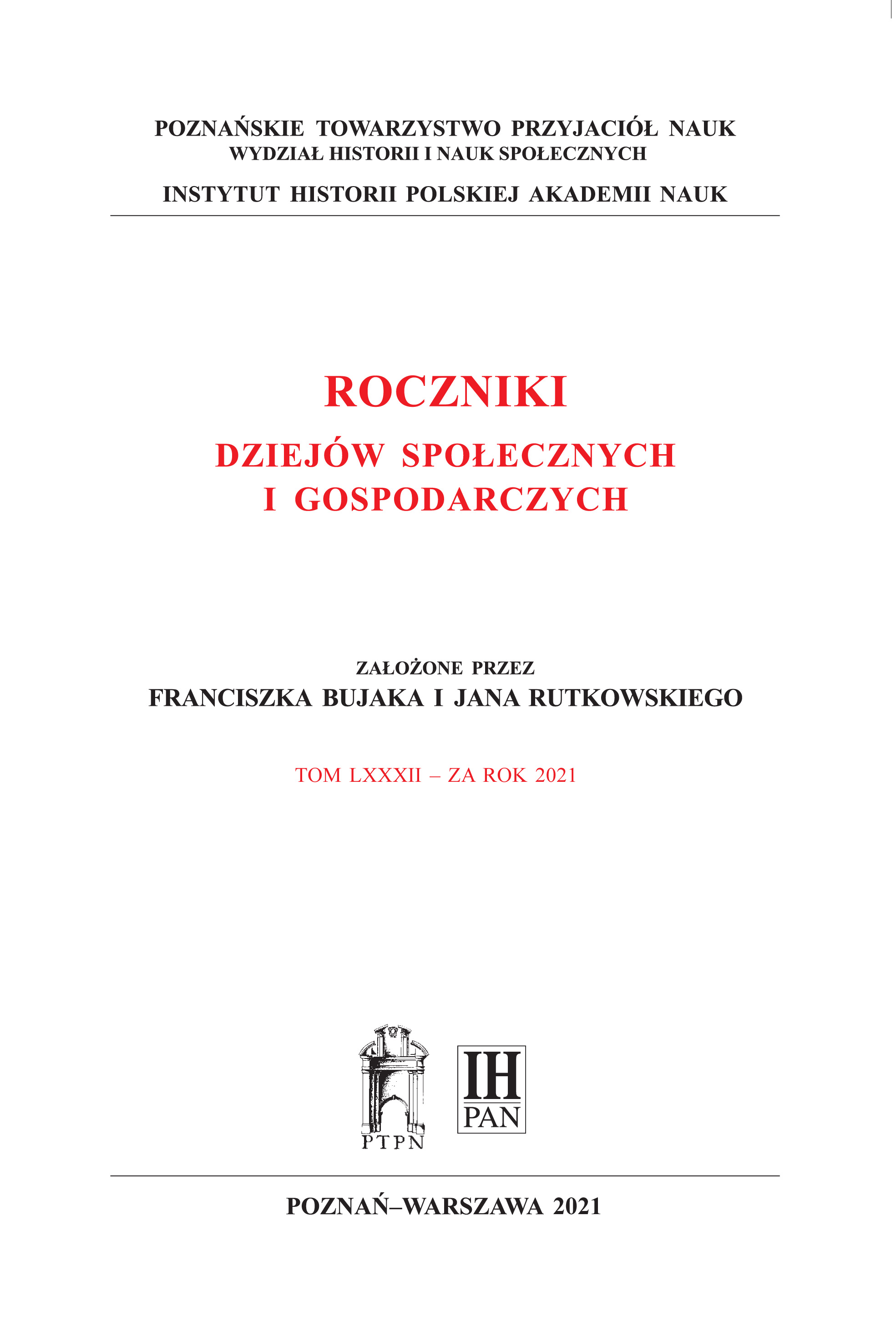 Jews in Kraków’s self-government. On Hanna Kozińska-Witt’s Politycy czy klakierzy? Żydzi w krakowskiej radzie miejskiej w XIX wieku, Kraków, 2019 Cover Image