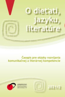 Poetika estetického účinku v obrazových knihách Ulfa Starka Keď mi ocko ukázal vesmír a Vieš pískať, Johanna?