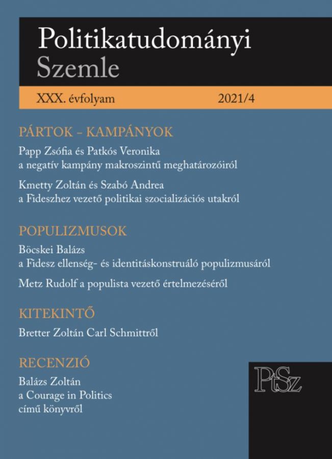 The road to Fidesz Political socialization paths to party choice among Hungarian students Cover Image