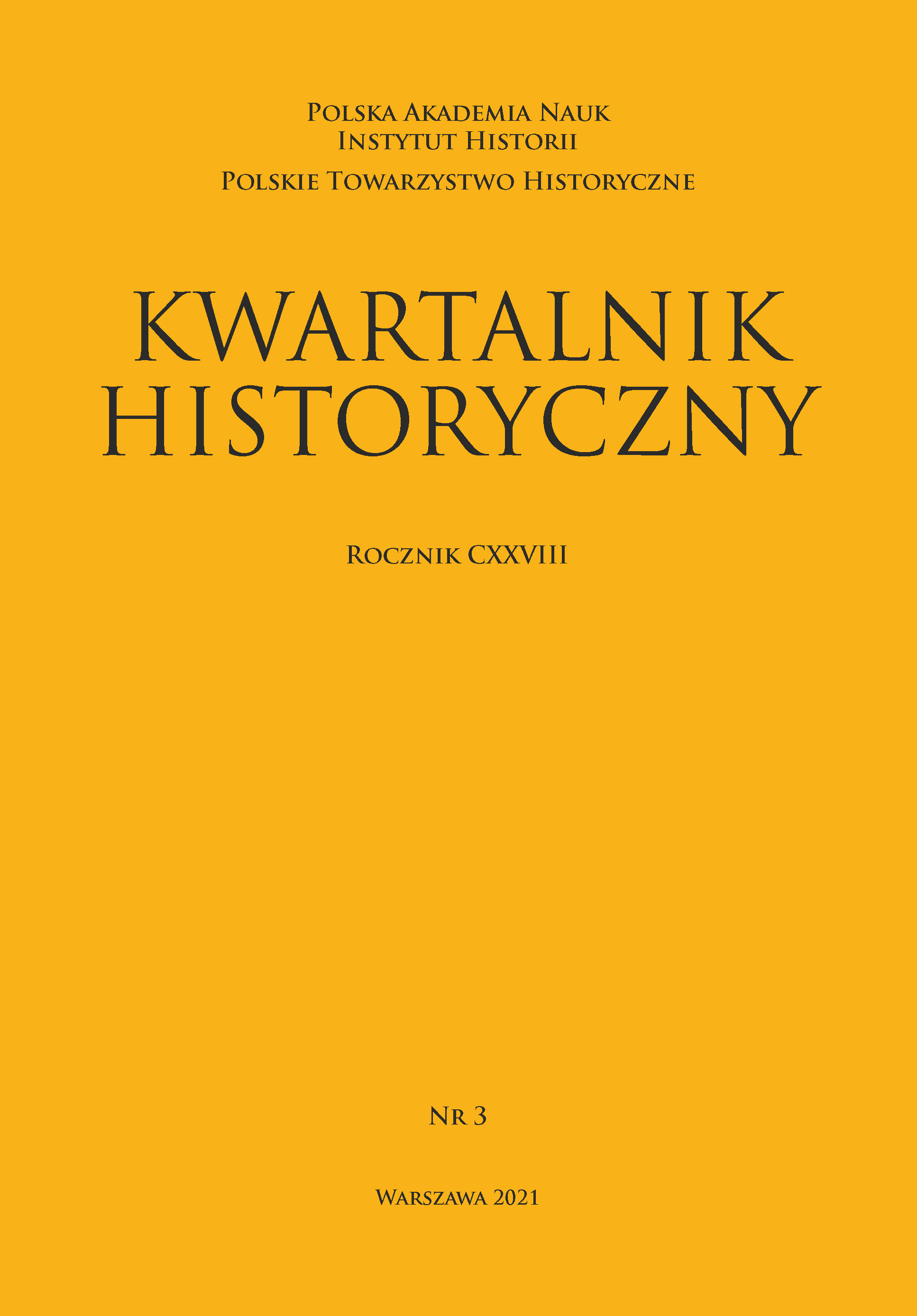 The Tęczyńskis’ Latifundium in the Seventeenth Century. Estates and Owners Cover Image