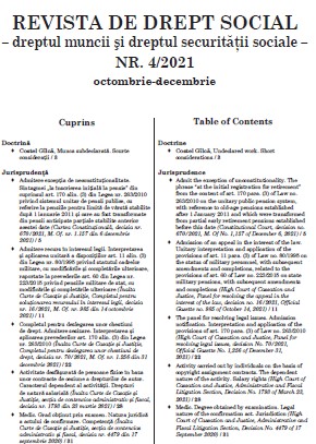 Medic. Degree obtained by examination. Legal nature of the confirmation act. Jurisdiction (High Court of Cassation and Justice, Administrative and Fiscal Litigation Section, Decision No. 4479 of 17 September 2020) Cover Image