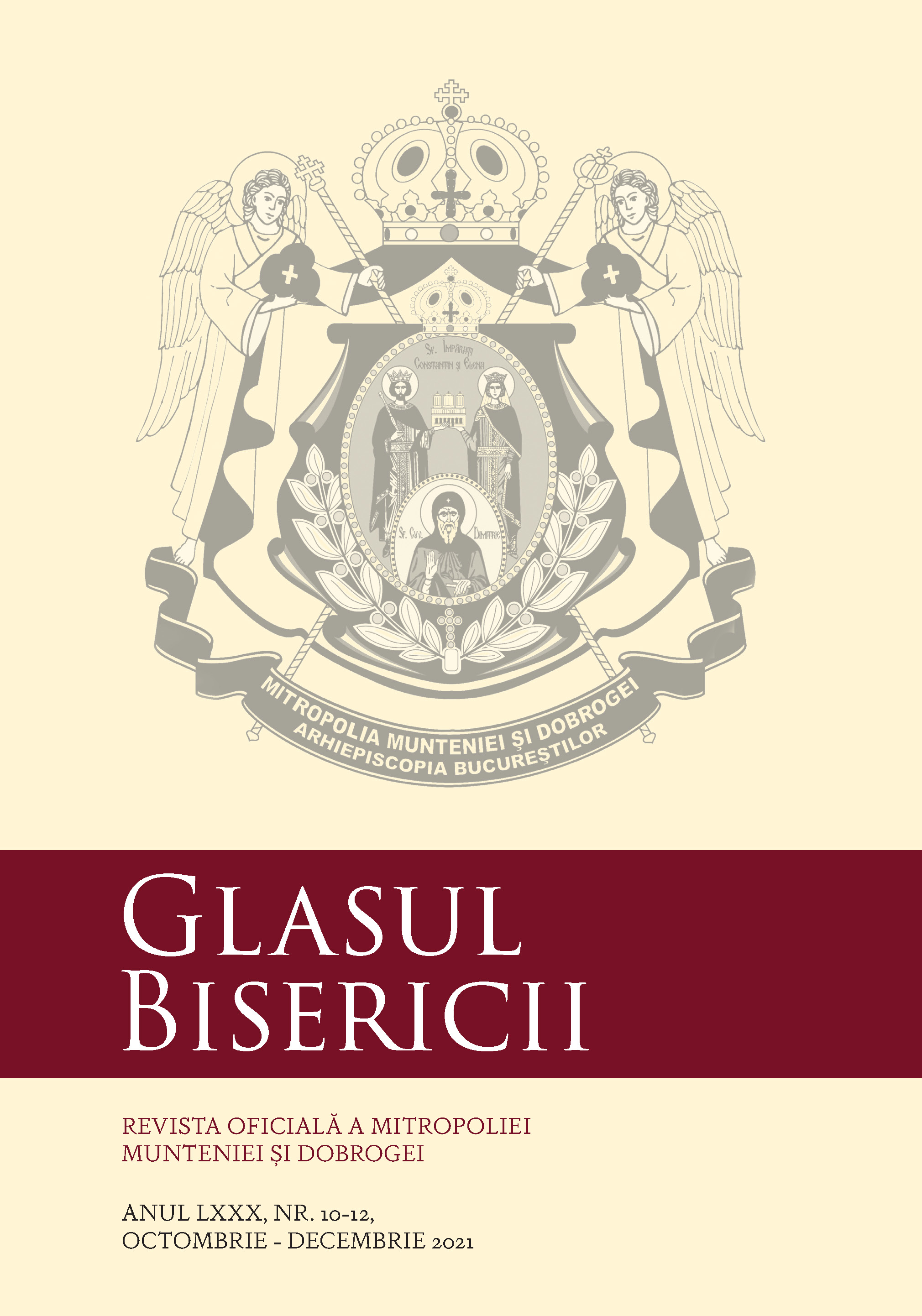 Proceedings of the Autumn Pastoral- Missionary Conference of Archdiocese of Bucharest (13th of December 2021) Cover Image