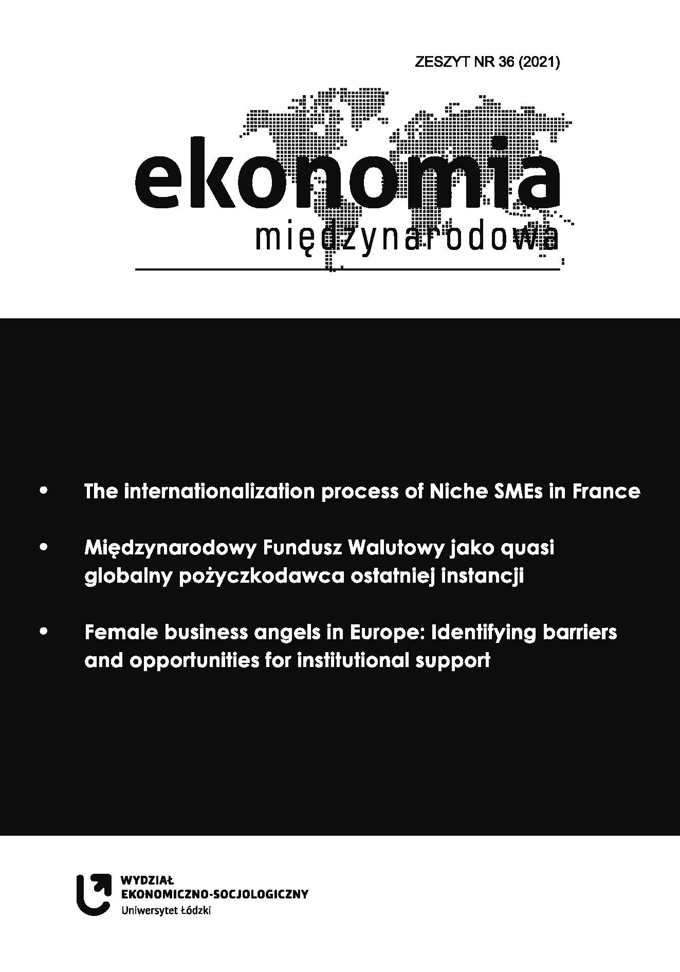The internationalization process of Niche SMEs in France Cover Image