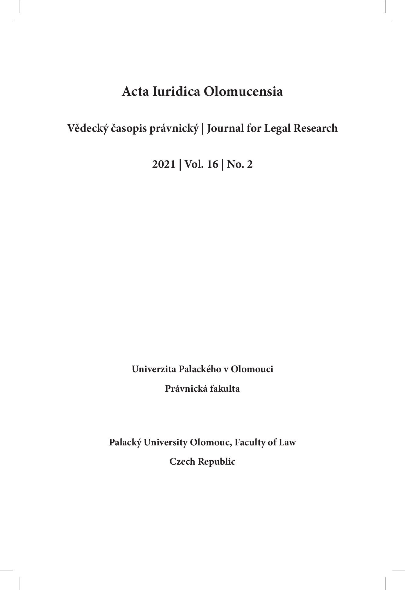 Publication of generally binding ordinances and regulations of municipalities under the Act No. 35/2021 Coll., on the Collection of Legal Regulations of Territorial Self-Government Units and Certain Administrative Authorities Cover Image