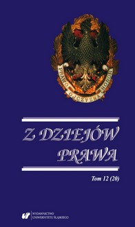 Krzysztof Szczygielski, „Prawa antyczne w polskim piśmiennictwie w latach 1900—1945” Cover Image